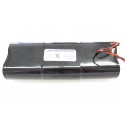 CHRONO Pile Batterie Alarme Compatible RESIDENCIA 3 / Surtec - 6LR20 Alcaline - 9V - 18Ah + Connecteur