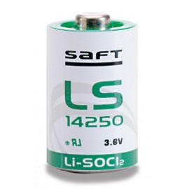 Pile SAFT LS14250 - 1/2AA - Lithium - 3,6V - 1,2Ah