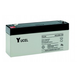 Batterie Y3.2-6 YUASA / YUCEL - AGM - Plomb - 6V - 3.2Ah