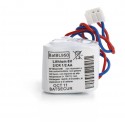 CHRONO Pile Batterie Alarme Compatible LABEL CESAR BL950 - 1/2AA - 6.0V - 950mAh + Connecteur