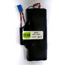 CHRONO PACK Batterie FALARD - 2X 6V - 1,2Ah + Connecteur 