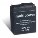 MULTIPOWER 6V - 9.0Ah - AGM - Compatible Powersonic PS682
