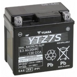 Batterie moto YUASA YTZ7S / GTZ7S - Gel - 12V / 6Ah