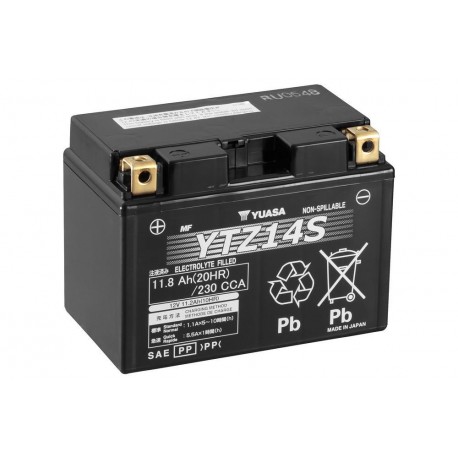 YUASA batterie moto 12V -11.2Ah - YTZ14S 