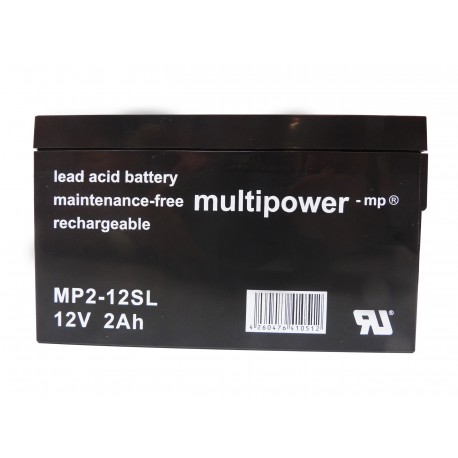 MULTIPOWER 12V - 2.0Ah - MP2-12SL - AGM
