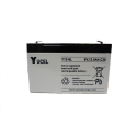 YUASA / YUCEL Batterie plomb - AGM - Y12-6L - 6V, 12Ah