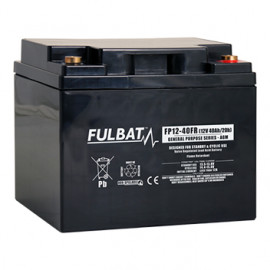 Batterie FULBAT FP12-40 FR - Plomb Standard - 12V - 40Ah - UL94.FR