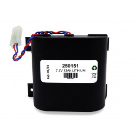 CHRONO Pile Batterie Alarme Compatible SILENTRON - D - LSH20 - 7.2V - 13Ah + Connecteur
