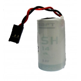 CHRONO Pile Batterie Alarme Compatible CRD 5 9000 - C - LSH14 - 3,6V - 7.75Ah + Connecteur