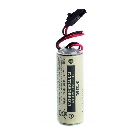 CHRONO Pile lithium CR17450 - 3.V + 2500mAh + Connecteur 