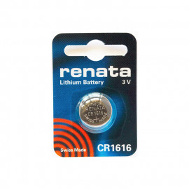 Pile Bouton CR1616 Standard - RENATA - Lithium - 3V